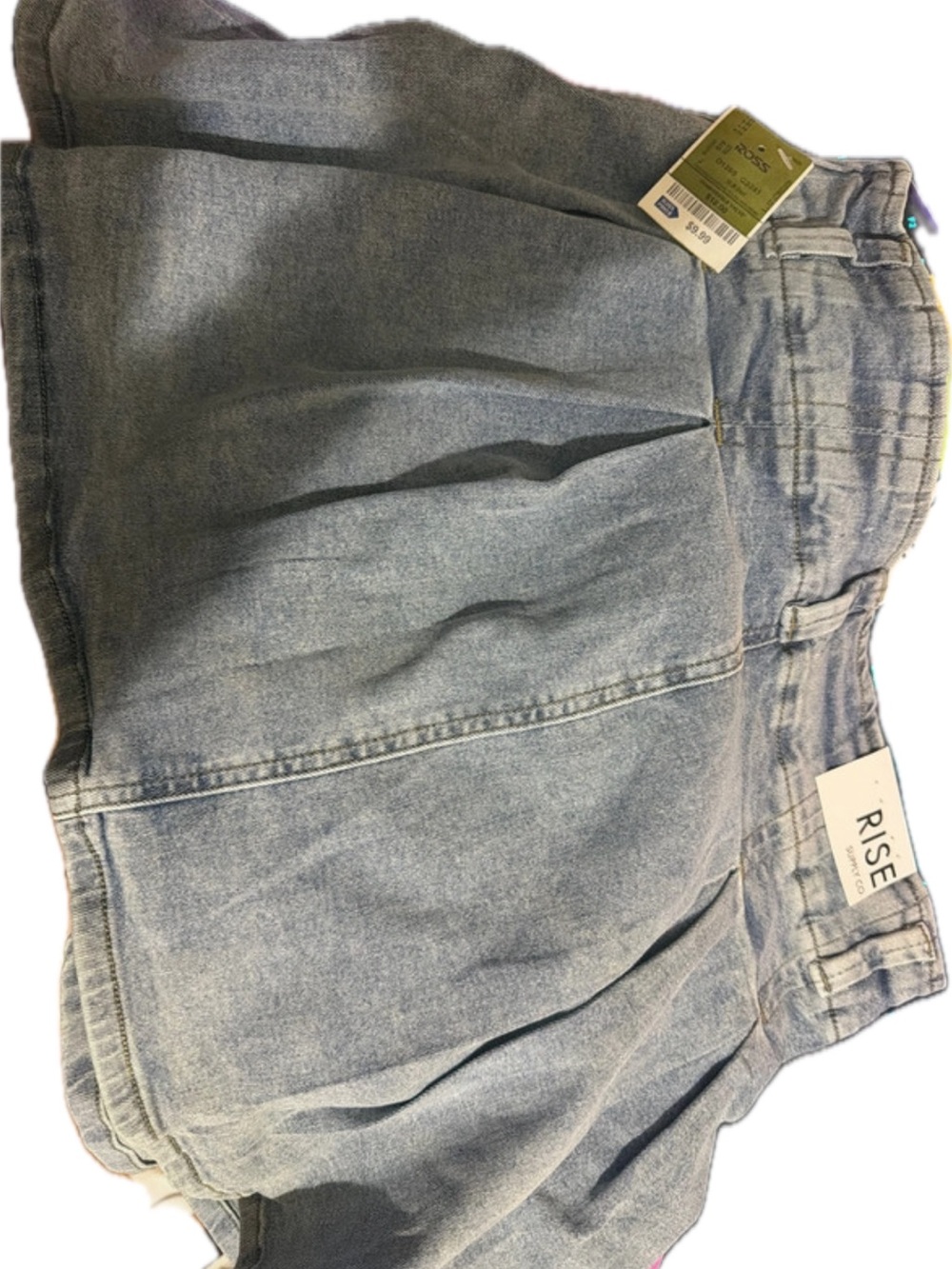 Light Wash Denim Men's Shorts